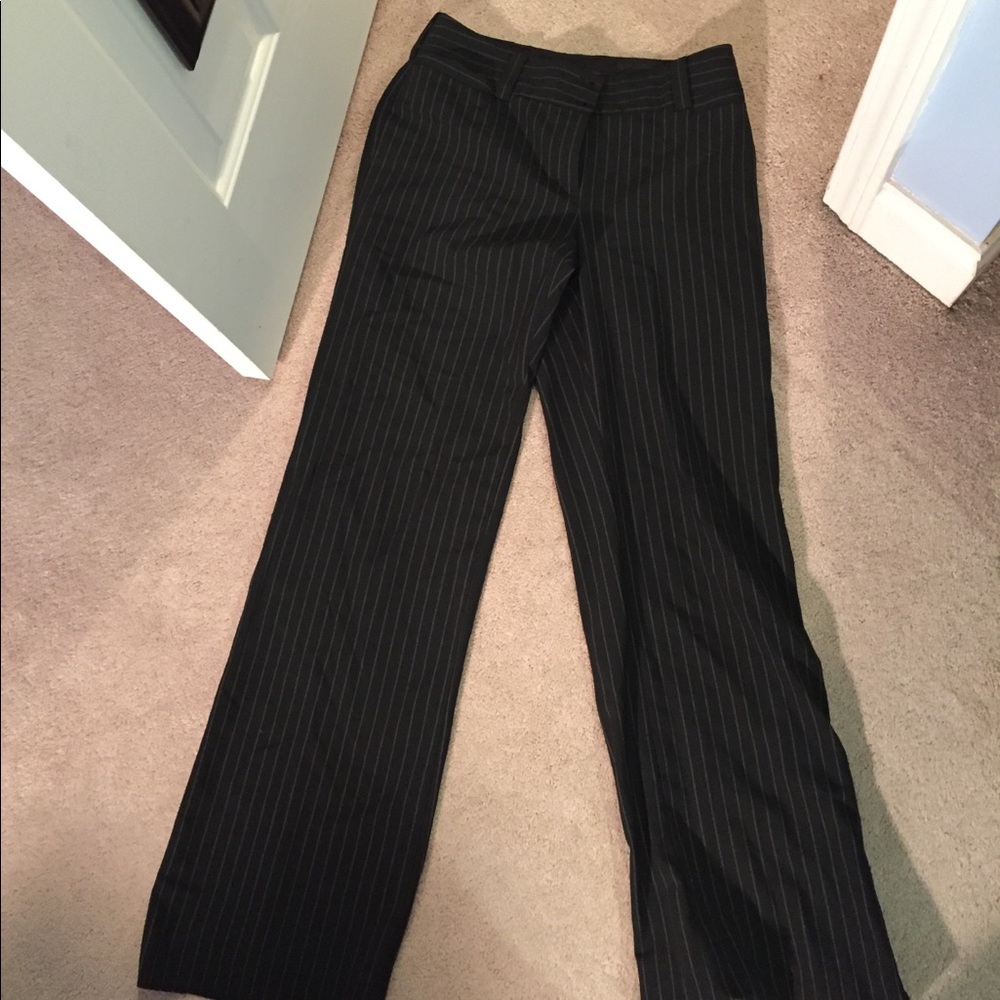 Striped dress pants